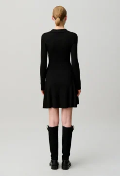 Robe courte maille fine