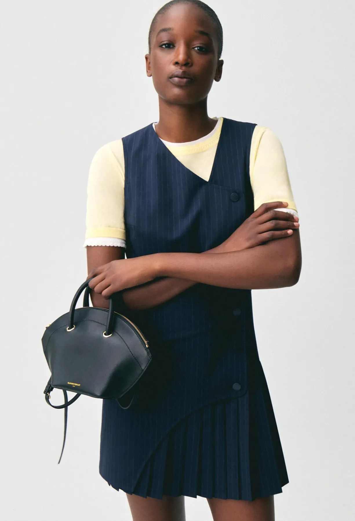 Robe courte sans manches