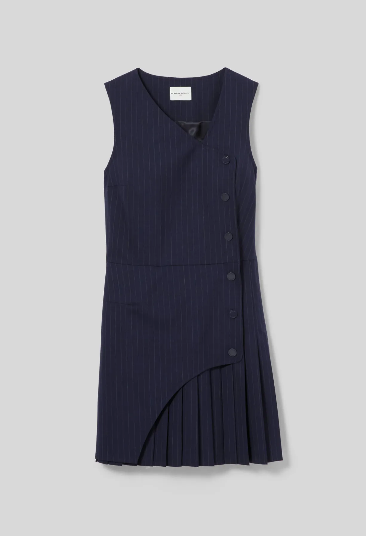 Robe courte sans manches
