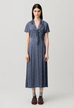 Robe fluide imprimée