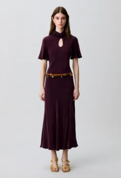 Robe fluide midi