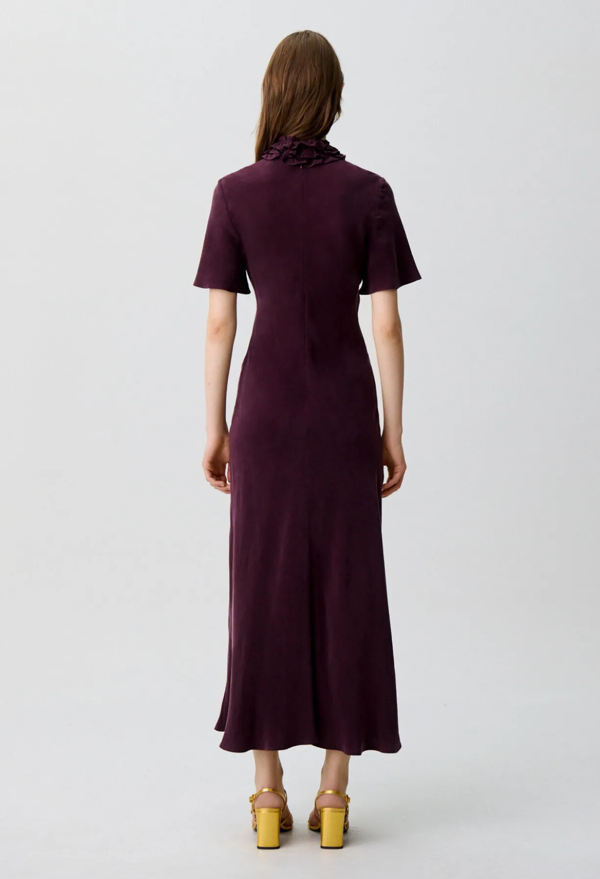 Robe fluide midi