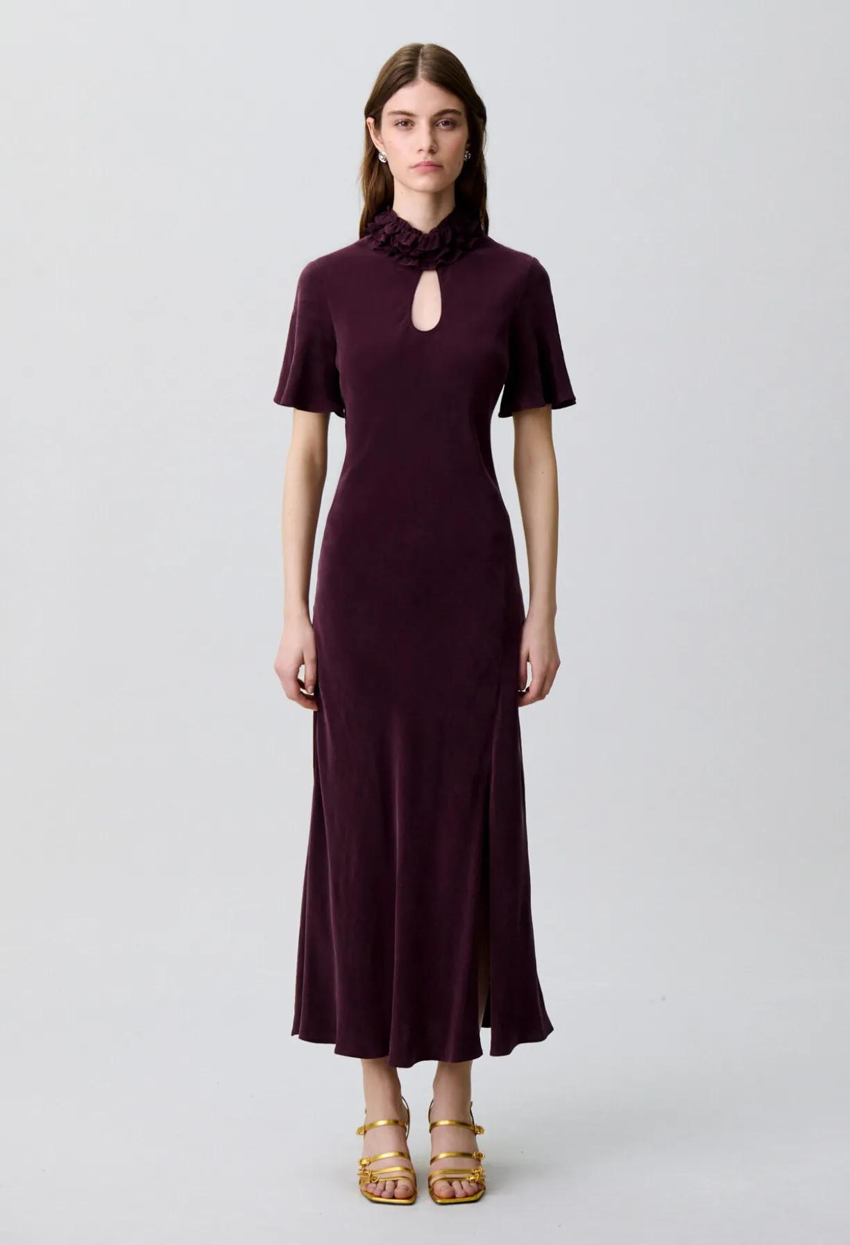Robe fluide midi