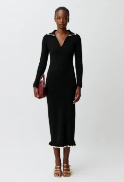 Robe longue maille