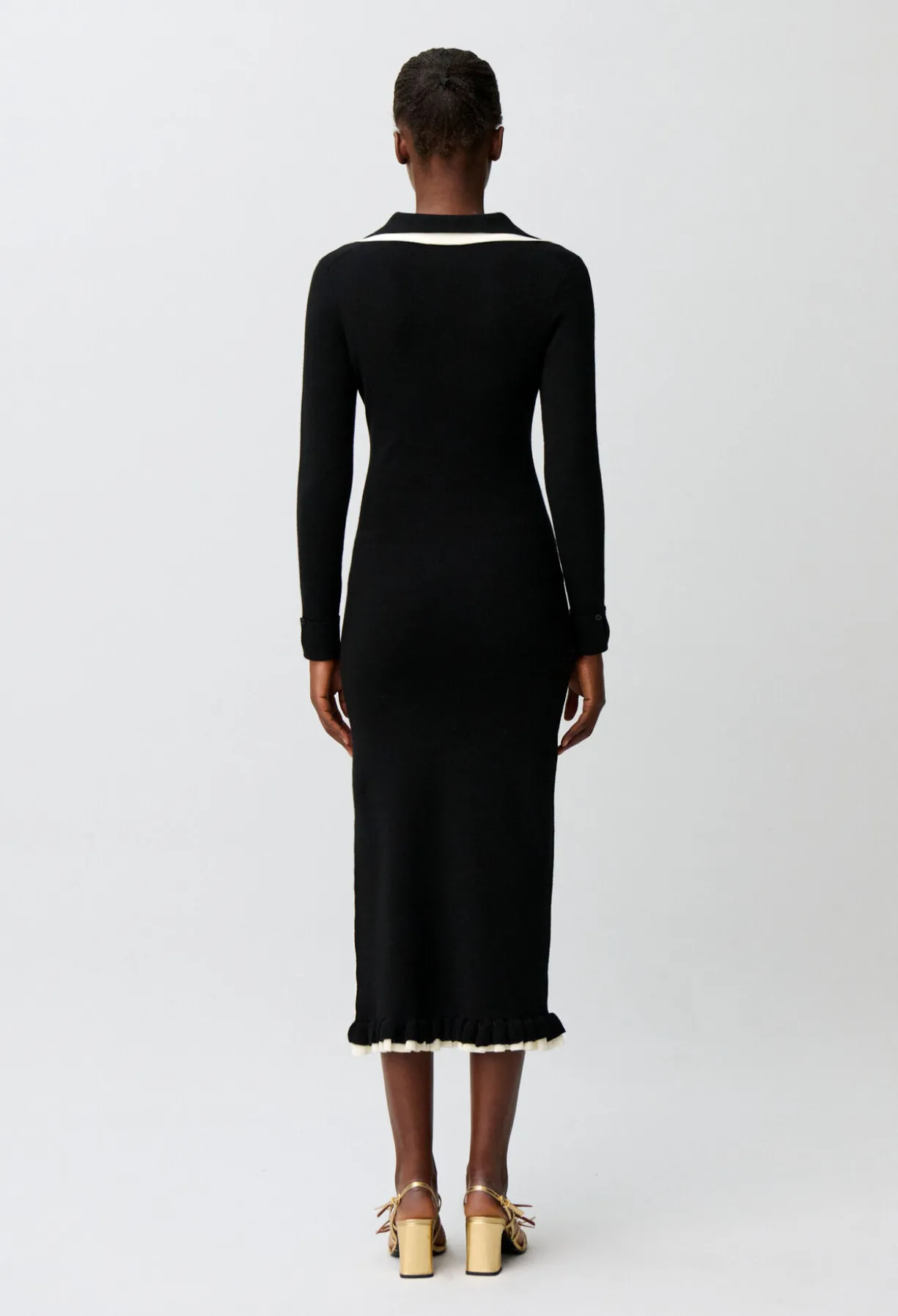 Robe longue maille