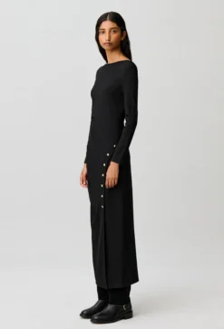 Robe longue près du corps jersey