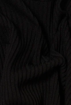 Robe maille longue évasée