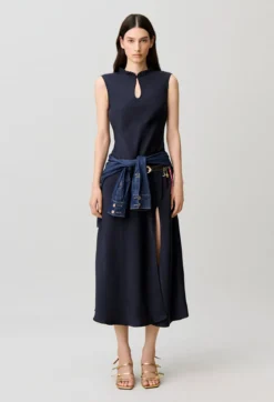 Robe midi fluide