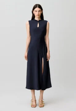 Robe midi fluide