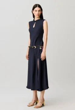 Robe midi fluide