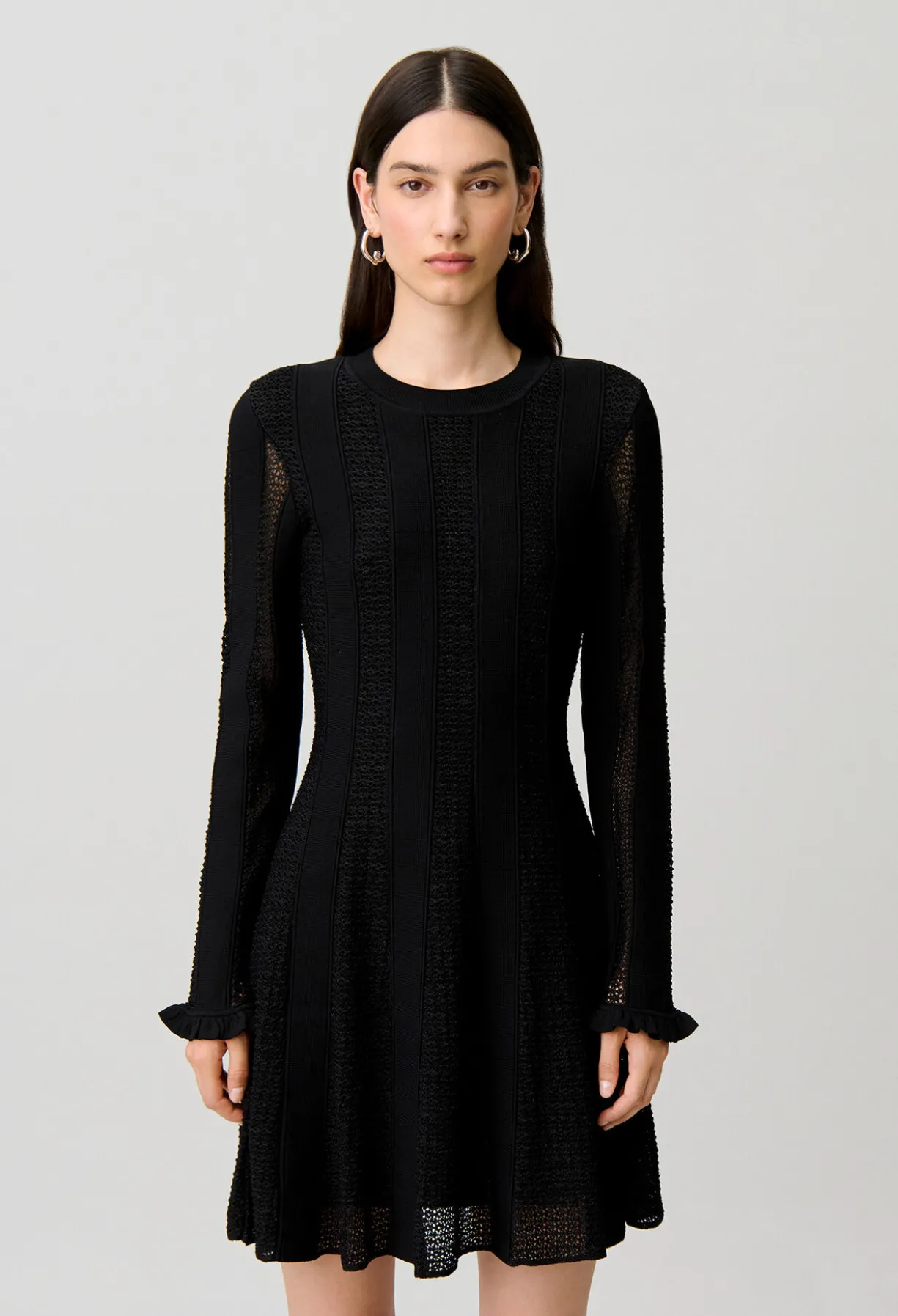 Robe patineuse maille lurex