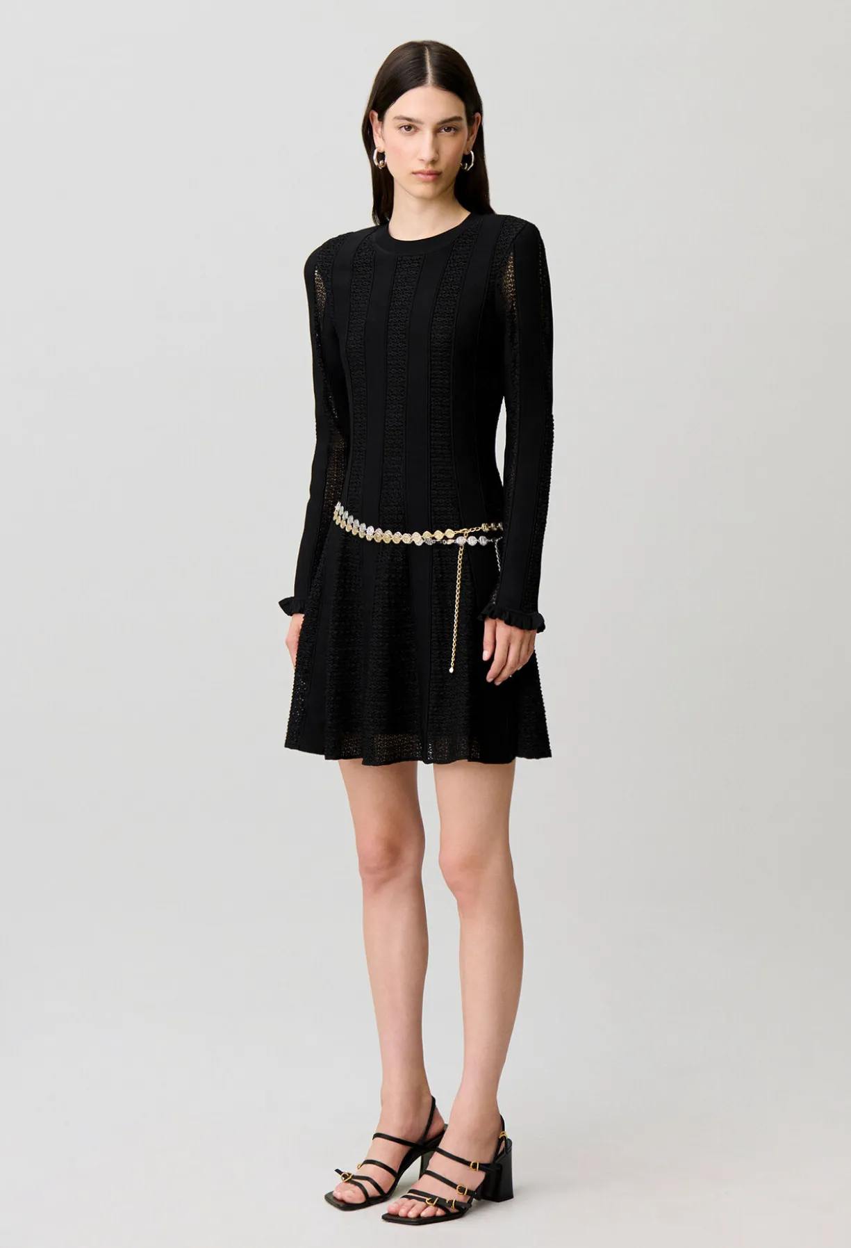 Robe patineuse maille lurex