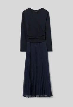 Robe t-shirt bi-matières