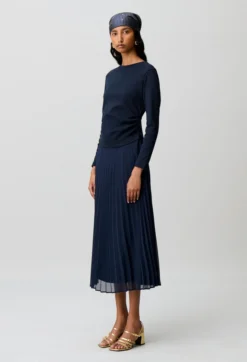 Robe t-shirt bi-matières