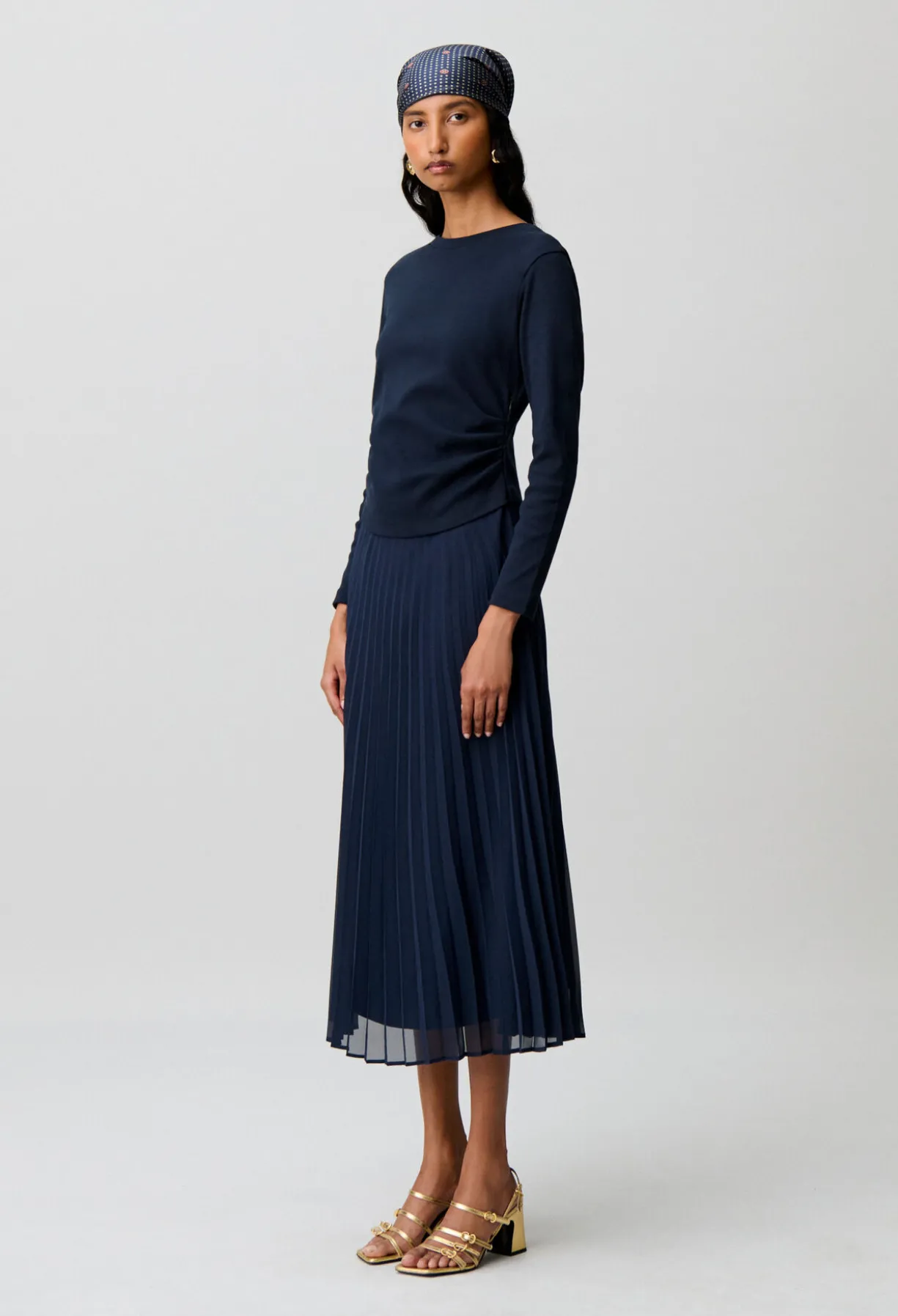 Robe t-shirt bi-matières
