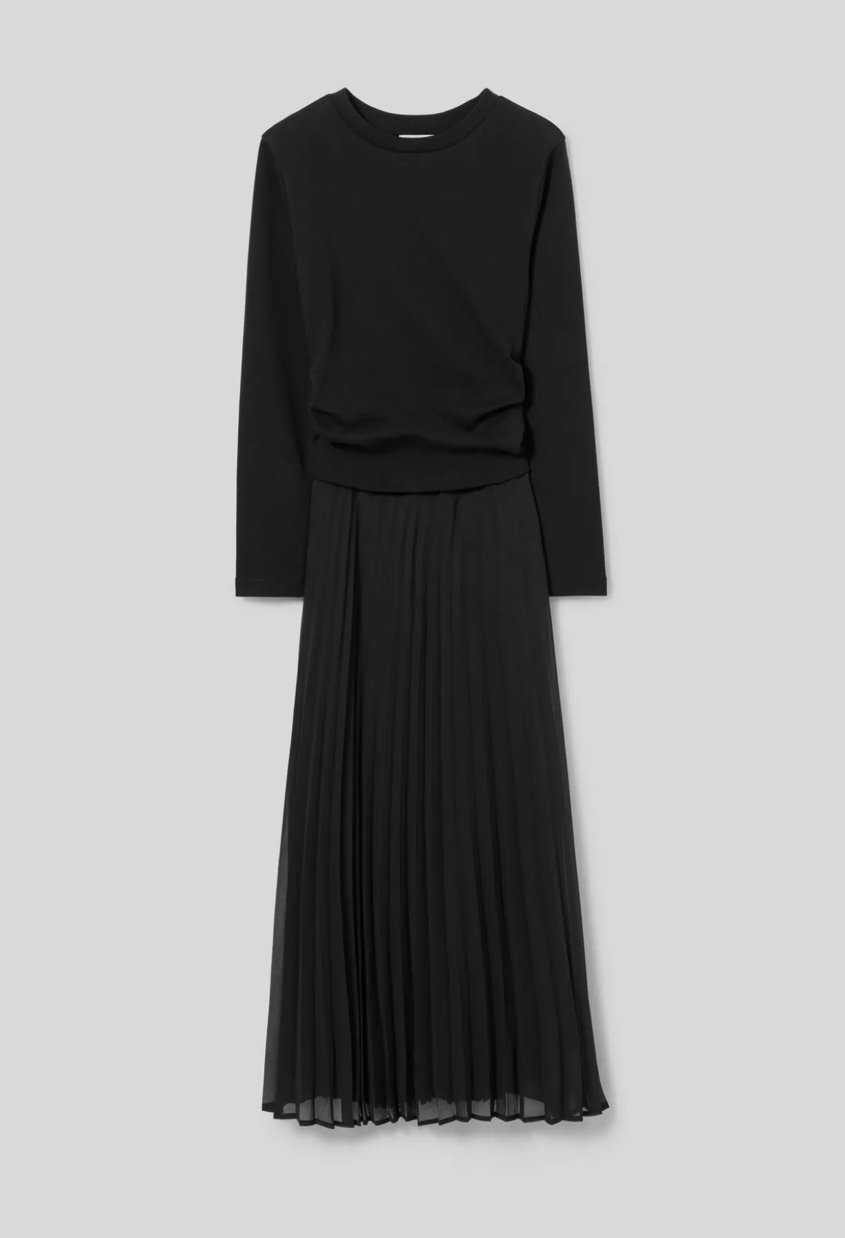 Robe t-shirt bi-matières