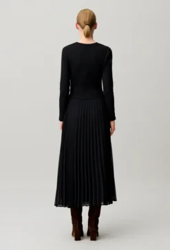 Robe t-shirt bi-matières