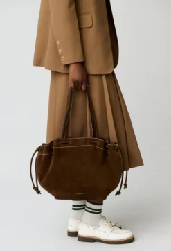 Sac Alban cuir suède