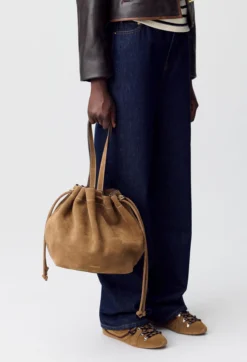 Sac Alban cuir suède
