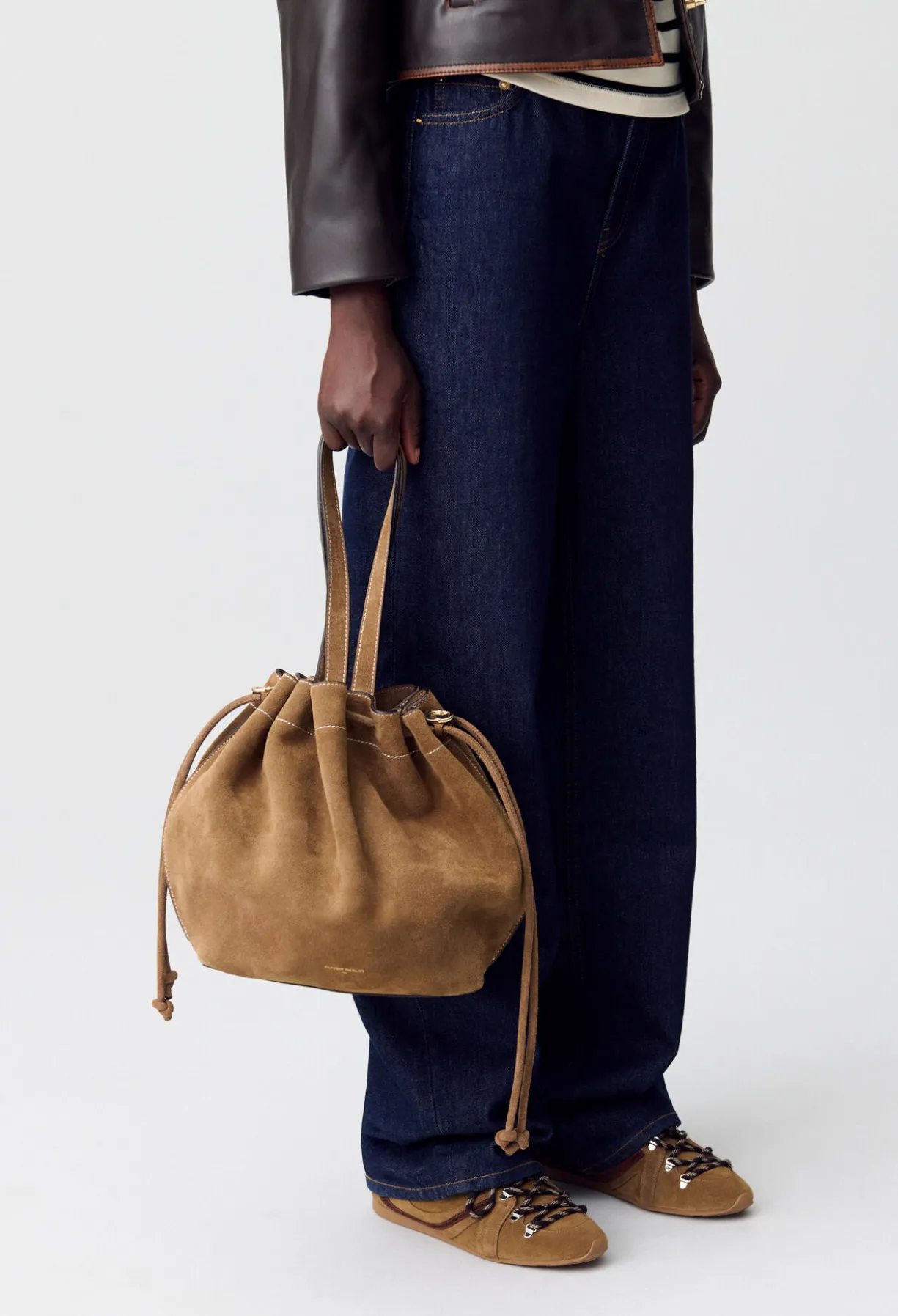 Sac Alban cuir suède