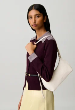 Sac Azur cuir lisse écru