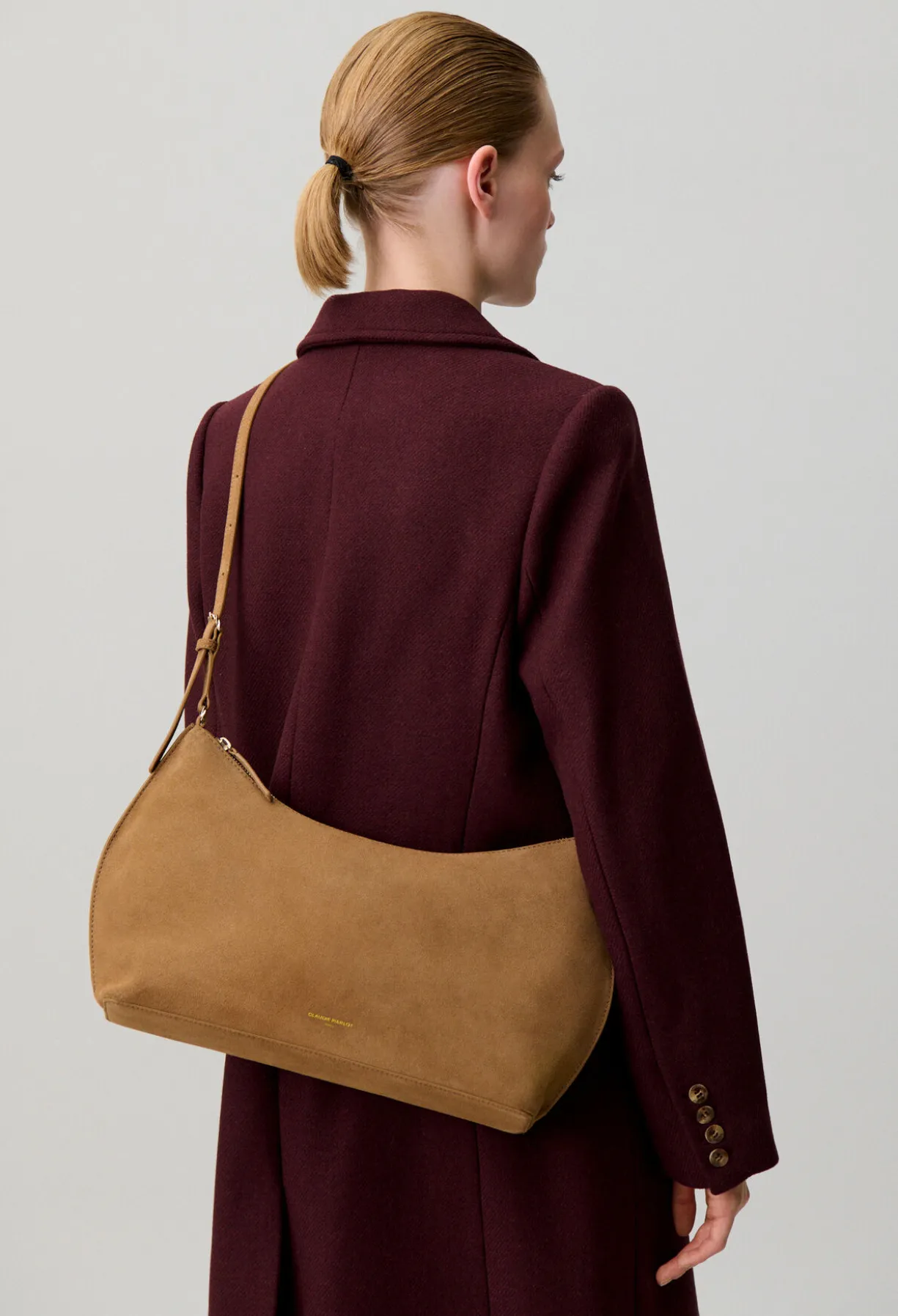 Sac Azur M cuir suède