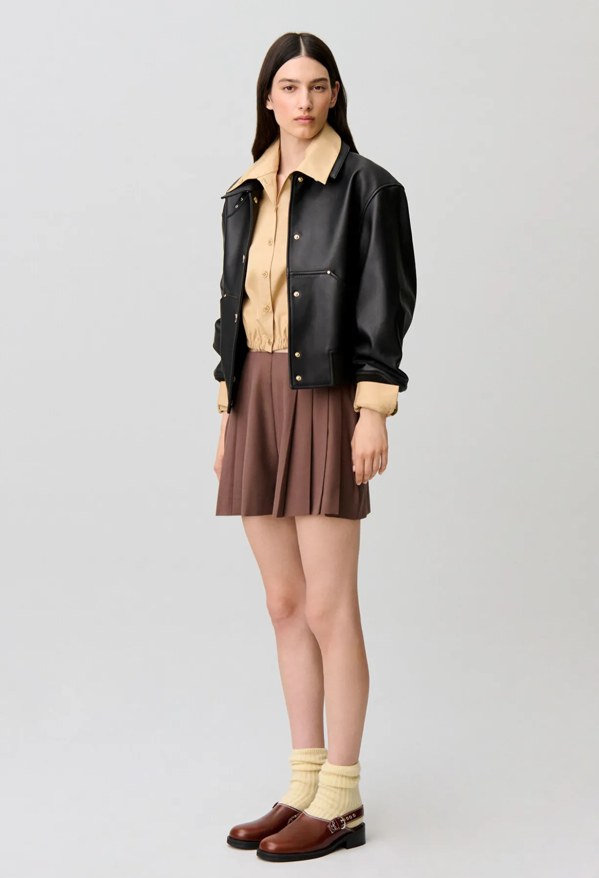 Short coupe droite large