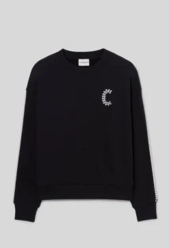 Sweatshirt coton organique broderie C