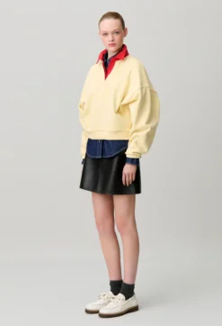 Sweatshirt oversize coton