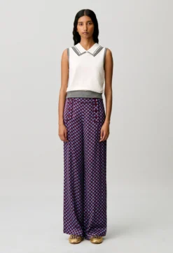 Top maille rayé