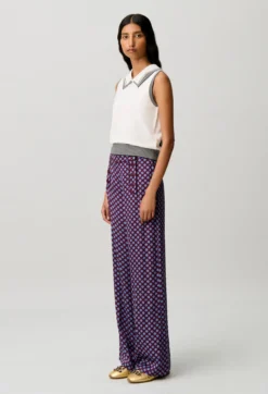 Top maille rayé