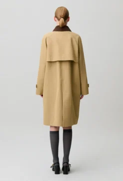 Trench col velours amovible
