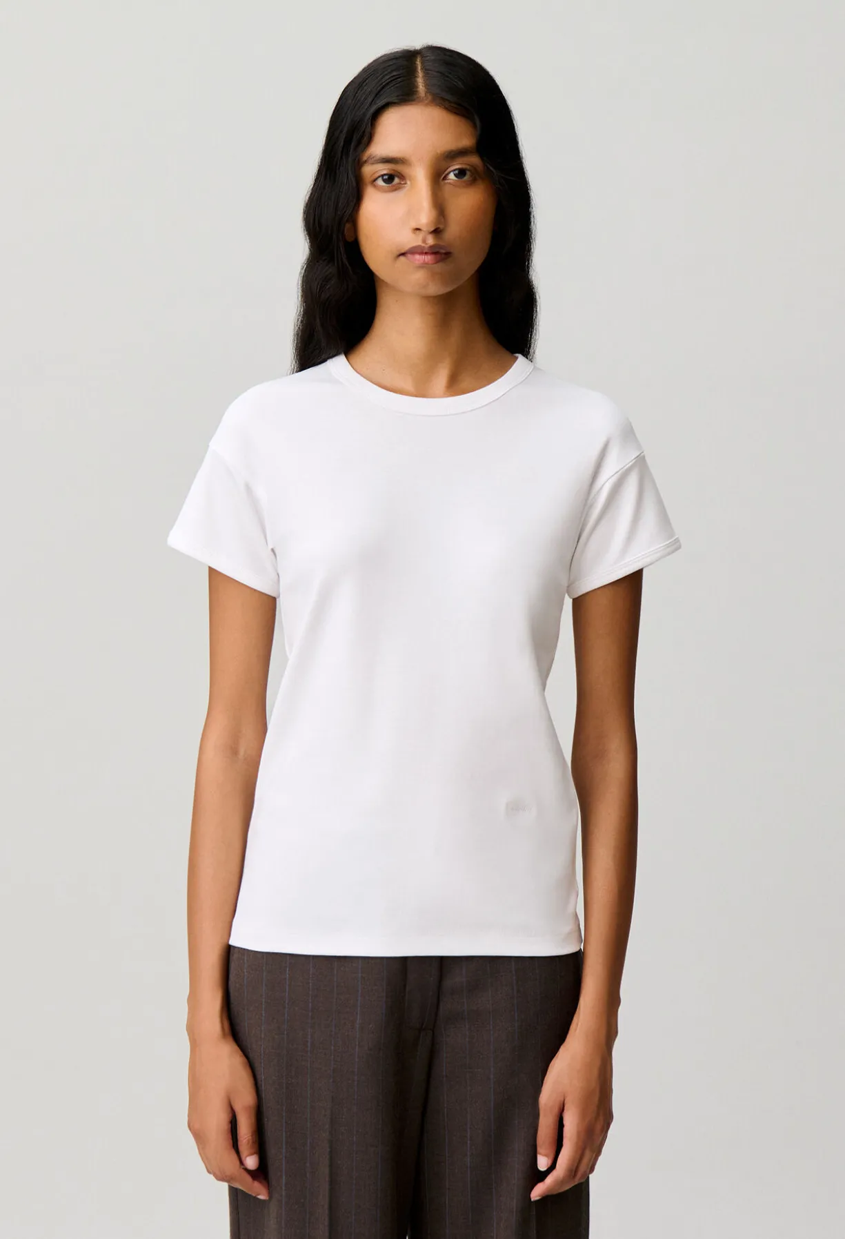 T-shirt blanc à manches courtes
