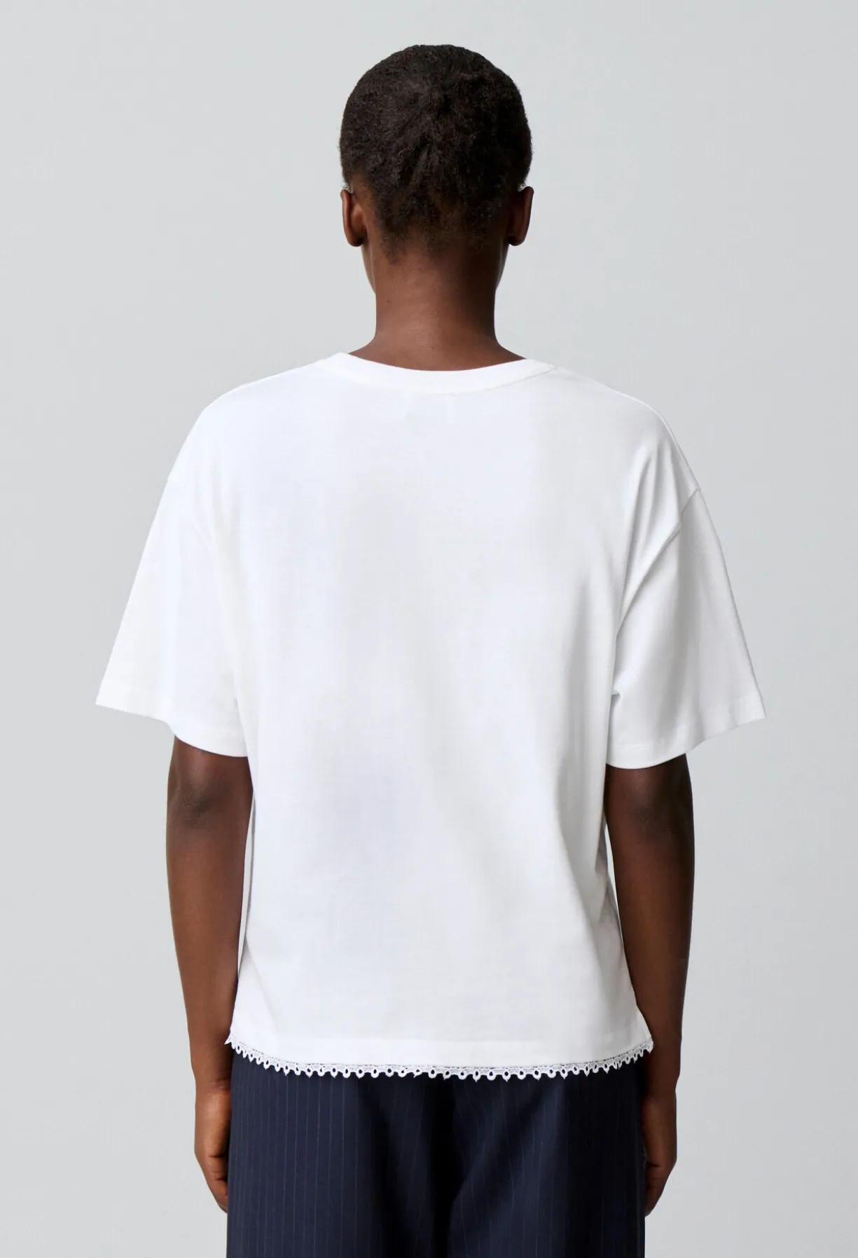 T-shirt jersey fleurs ton sur ton