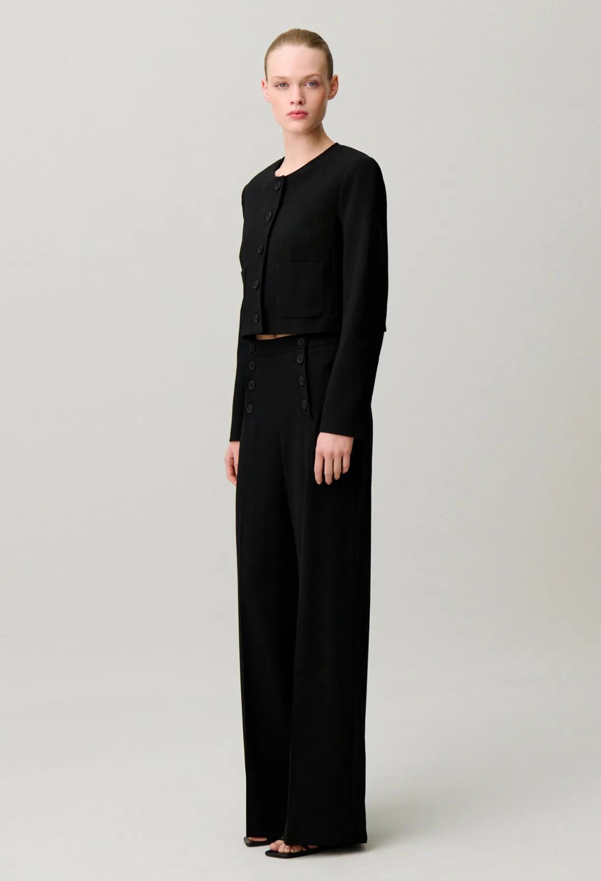 Veste col rond