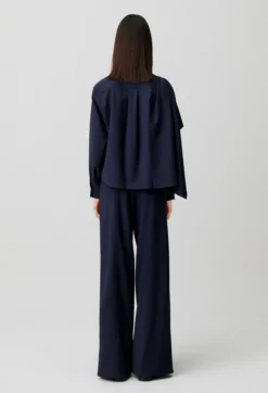 Veste laine mélangée châle