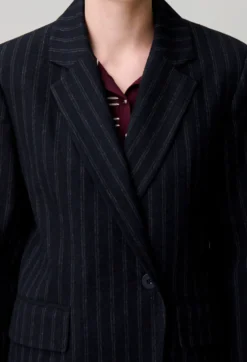 Veste rayée laine mélangée