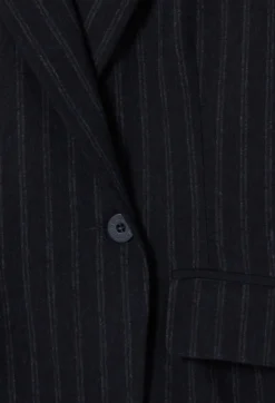 Veste rayée laine mélangée