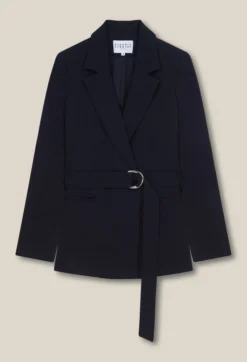 Veste tailleur ceinturée