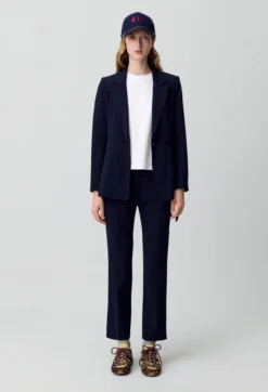 Veste tailleur ceinturée