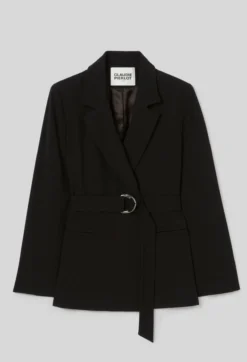 Veste tailleur ceinturée