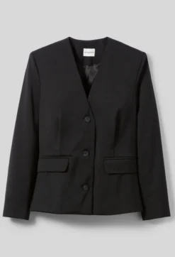 Veste tailleur laine mélangée